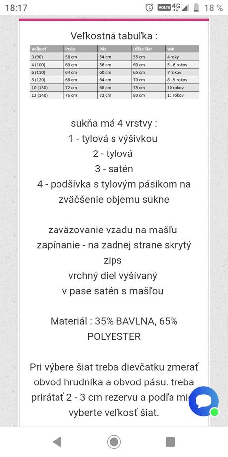 Slávnostné šaty pre slečnu, 146