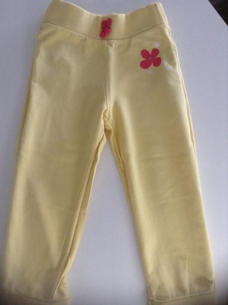 Žlté tepláky 3/4, f&f,122