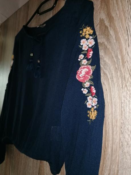 Tmavomodrá blúzka 140/146, 140