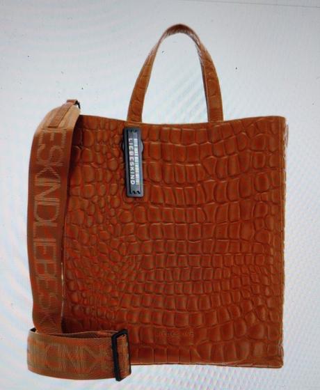 Liebeskind berlin croco paper bag tote, liebeskind