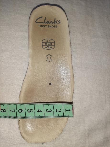 Kozene celorocne topanky clarks 22,5, clarks,22