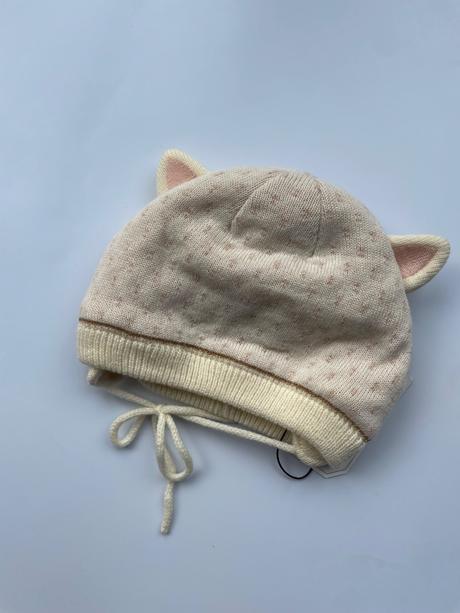 Rozkošná teplá čiapočka na uvazovanie, sergent major,92 / 98