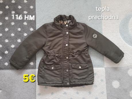 Prechodna bunda 116, h&m,116