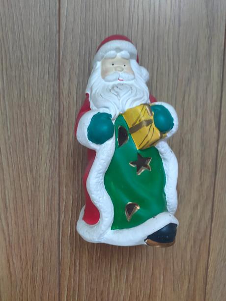 Vianočný keramický svietnik, 