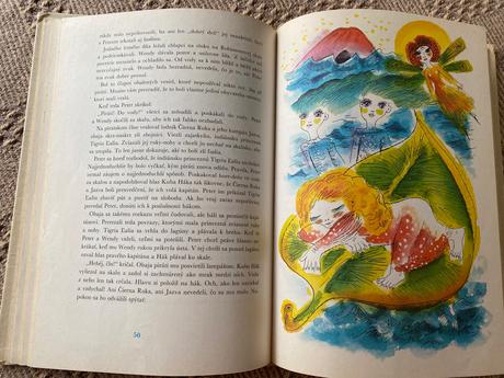 Krásna stará retro rozprávka peter pan 1971,