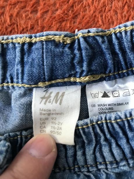 Rifle tenšie s masličkou, zn. h&m, vel. 92, h&m,92