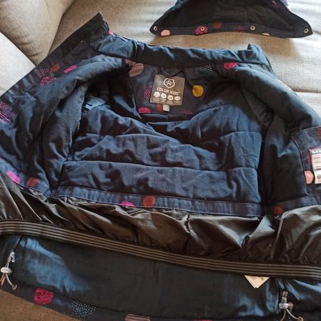 Bunda+oteplovačky zn. color kids, 140