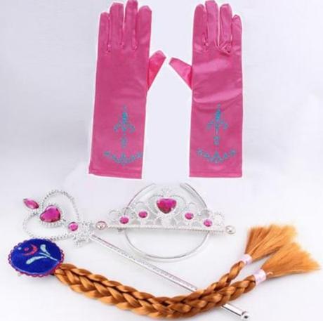 Kostým anna ľadové kráľovstvo frozen aj doplnky,