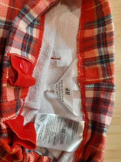 Mierne zateplené kárované legíny s nastaviteľnym, h&m,116