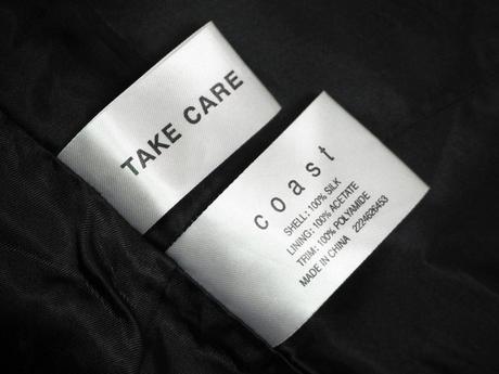 Luxusné hodvábne šaty coast, 44