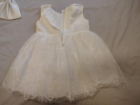Slávnostný biely 3 set pre dievčatko, 80 - 86 cm, 86