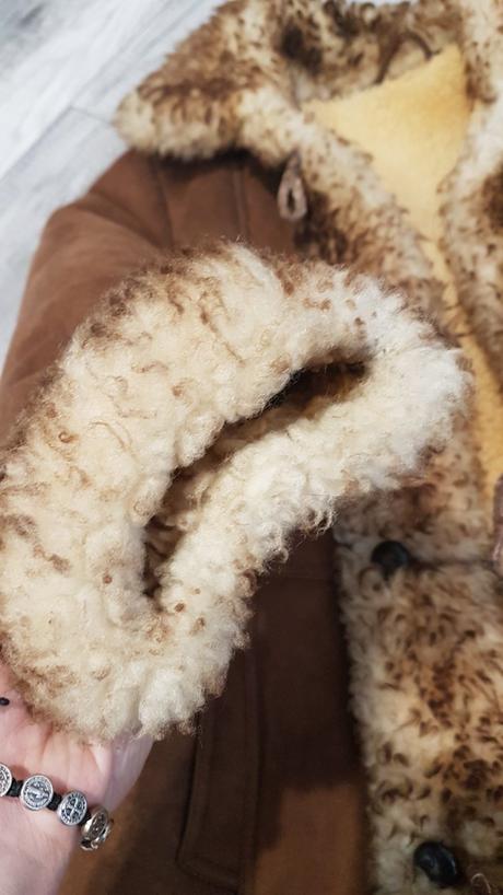 Dámsky zimný kožuch, s