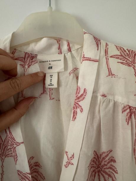 Letne palmove šaty, h&m,xs