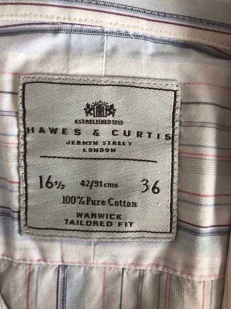 4x značkové pánske košele hawes&curtis vel 42cm, 42