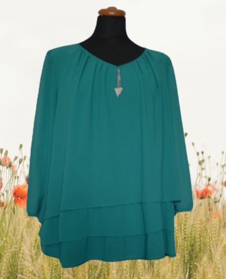 Blúzka vrstvená, veľ.xxl, xxl