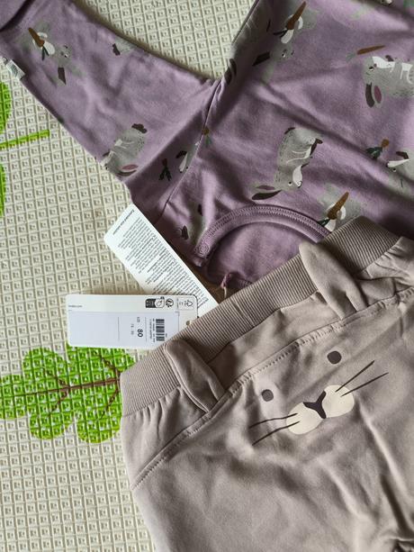 Súprava zajačik body a tepláky, lindex,80