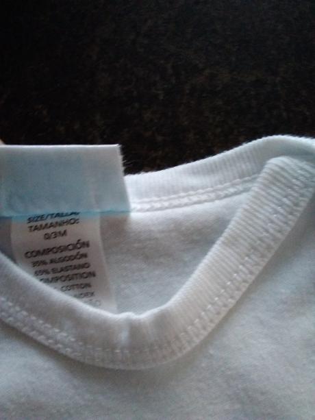 Biele tričko 0-3m, ocean pacific,50