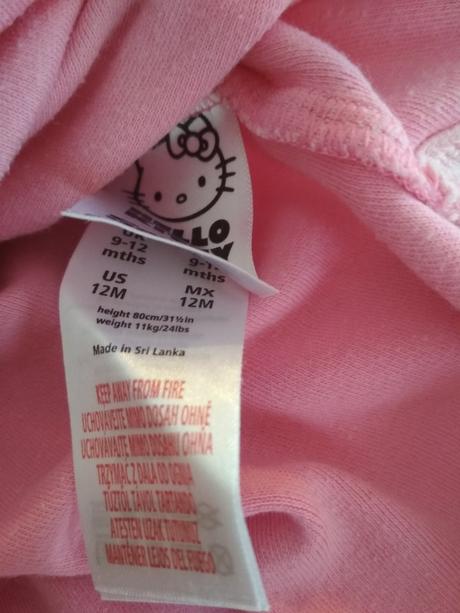 Body hello kitty veľ 80, disney,80