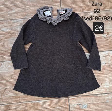 Hrubšie šaty, zara,92