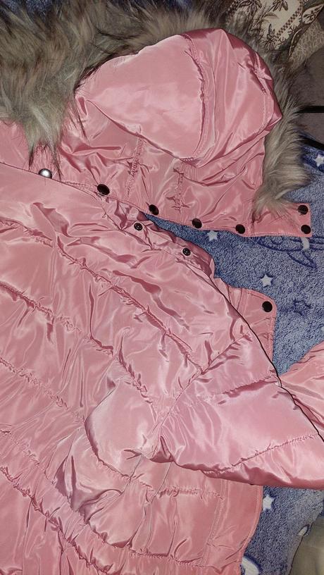 Dievčenská zimná dlhá bunda, bonprix,122