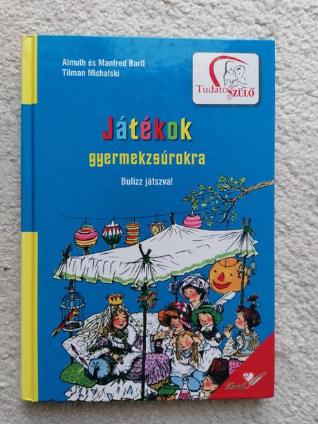 Maď. kniha játékok gyermekzsúrokra,