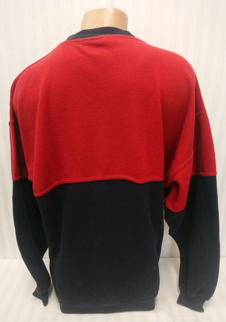 Pánska červeno modrá mikina, wind, xl, xl