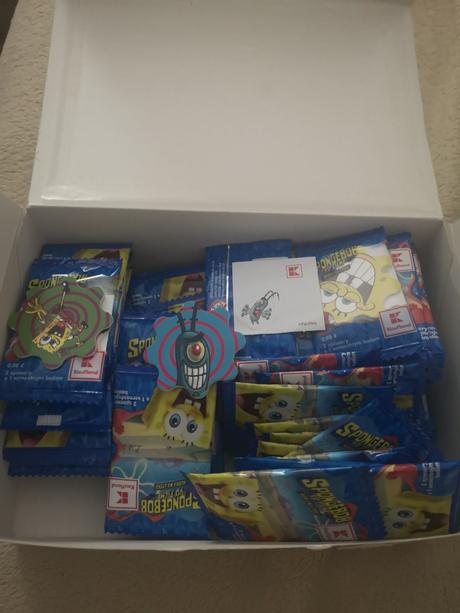 Spongebob spiner z kauflandu 62+2, 