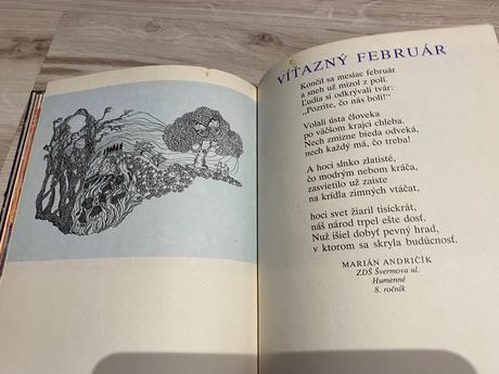 Staré retro básničky maľované básne matica,