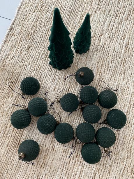 Semišové vianočné ozdoby, 