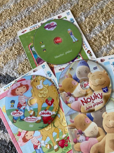 Dvd pohádky mirax 3 ks, 