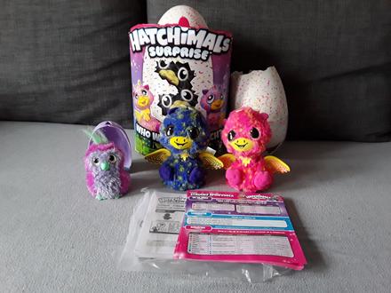 Hatchimals surprise interaktívne dvojčatá žirafky,