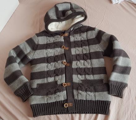 Pleteny sveter, vertbaudet,128