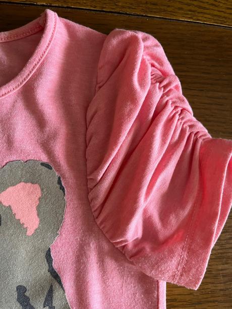 Tričko s veľkou aplikáciou leoparda 110/116, h&m,110