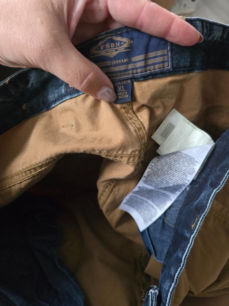 Hnede nohavice, fishbone,xl