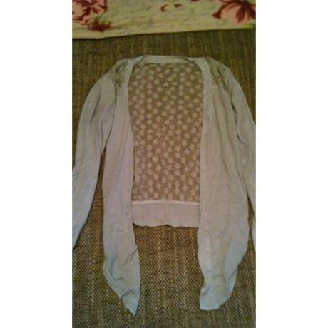 Svetrík s čipkou, s