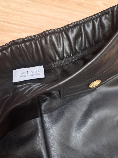 Koženkové nohavice zara, zara,128