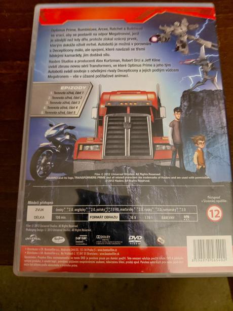 Dvd transformers prime,