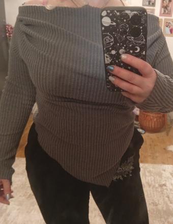 Shein asymetricky sveter, l