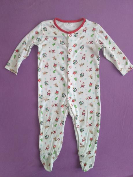 Vianočný overal, pyžamko na spanie, f&f, 68