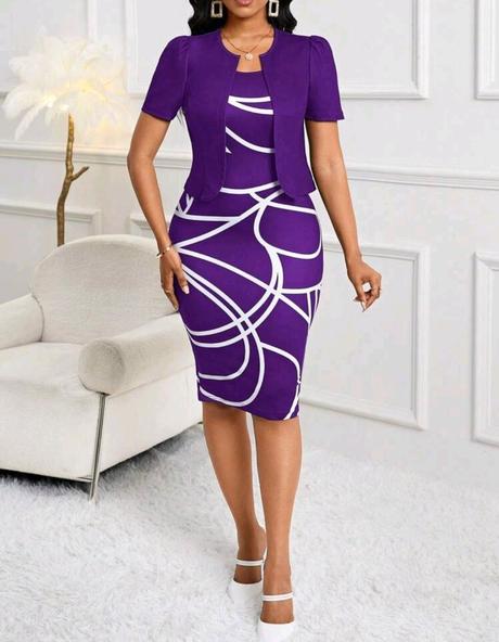 Fialový komplet, velk. 38,shein, 38