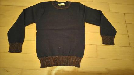 Tenší pulóvrik pre malého fešáka, 86