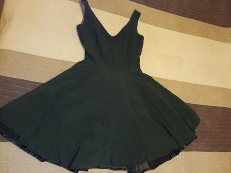 Smaragdovo zelene saty, xs