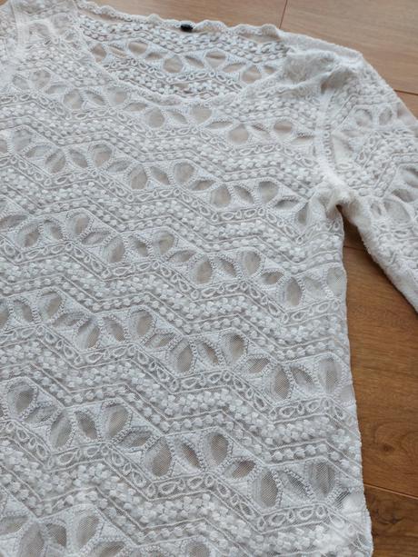 Krajkovana bluzka, h&m,m