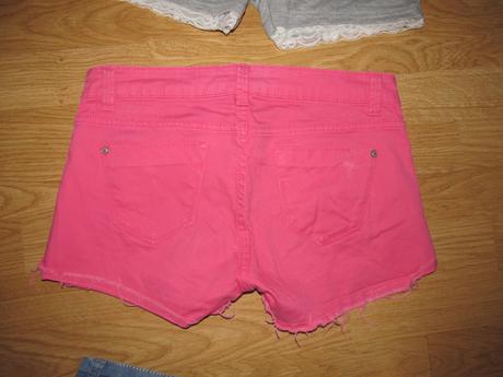 Ružové rifľové šortky v. m, terranova,m