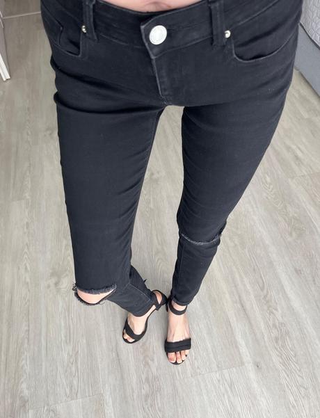 Potrhane rifle, new yorker,xs