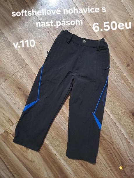 Zateplené nohavice s nast.pásom, 110