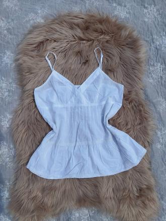 Sexy romantická biela blúzka, okay,m