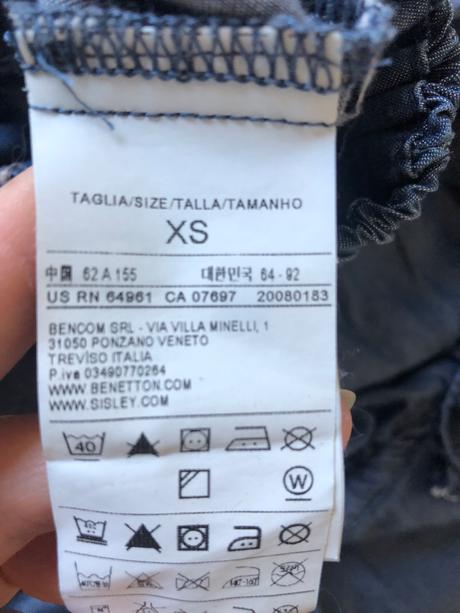 Dámsky overal zn. benetton, benetton,xs
