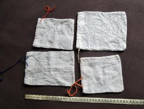 Bavlnené vyšívané vrecúška, 