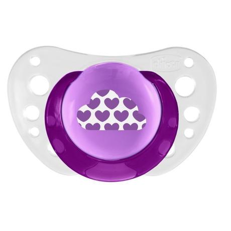 Chicco silikónový cumlík physio forma air ružový 6, chicco